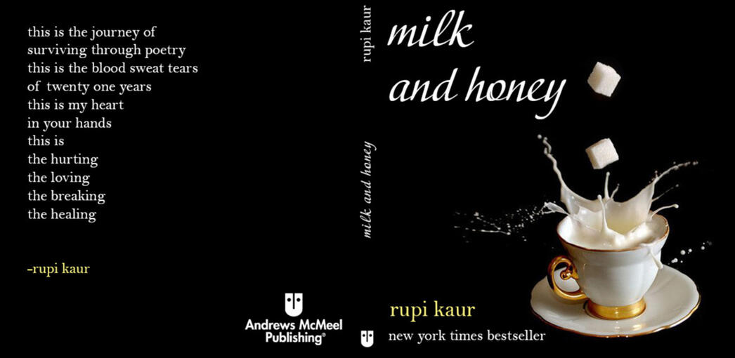 &quot;Milk and Honey&quot; Book cover design